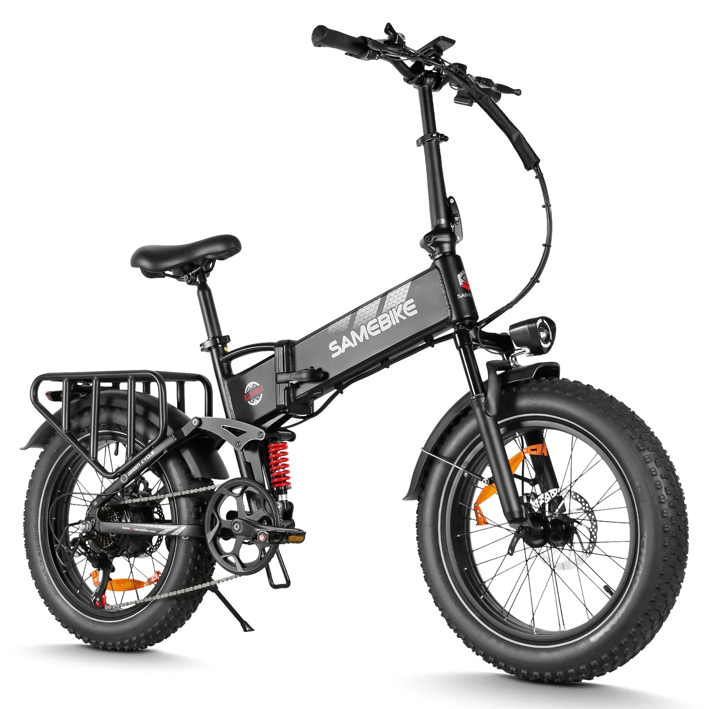 SAMEBIKE RS-A02 Pro Dvigubos Amortizacijos Sulankstomas Visureigis Elektrinis Dviratis
