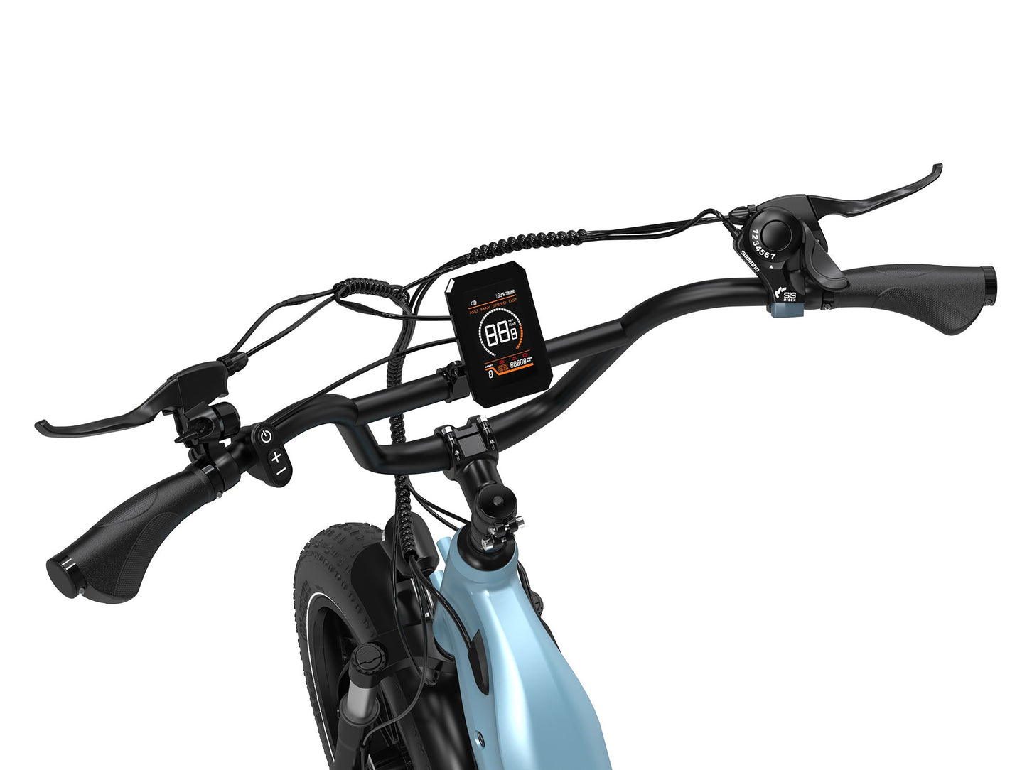 ECORUSH ECO R6 visureigis elektrinis dviratis