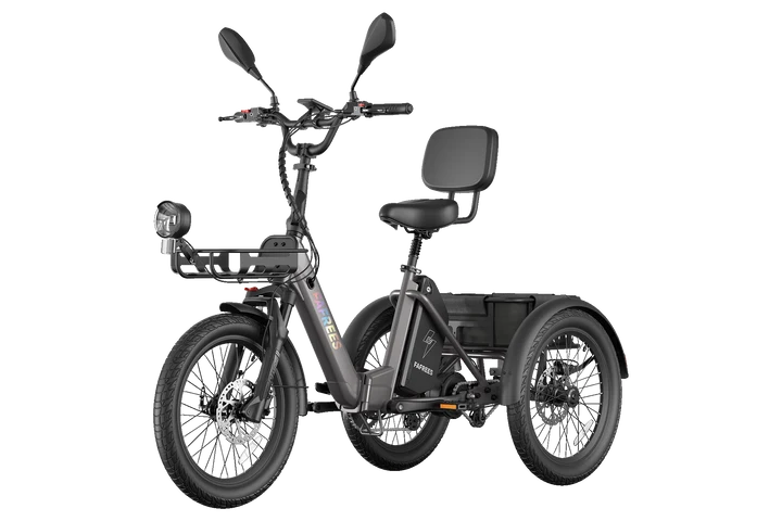 FAFREES F20 Mate II – Patogus elektrinis triratis su iki 100 km nuvažiuojamu atstumu