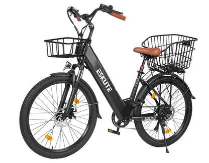 ESKUTE C100 Plus elektrinis miesto dviratis