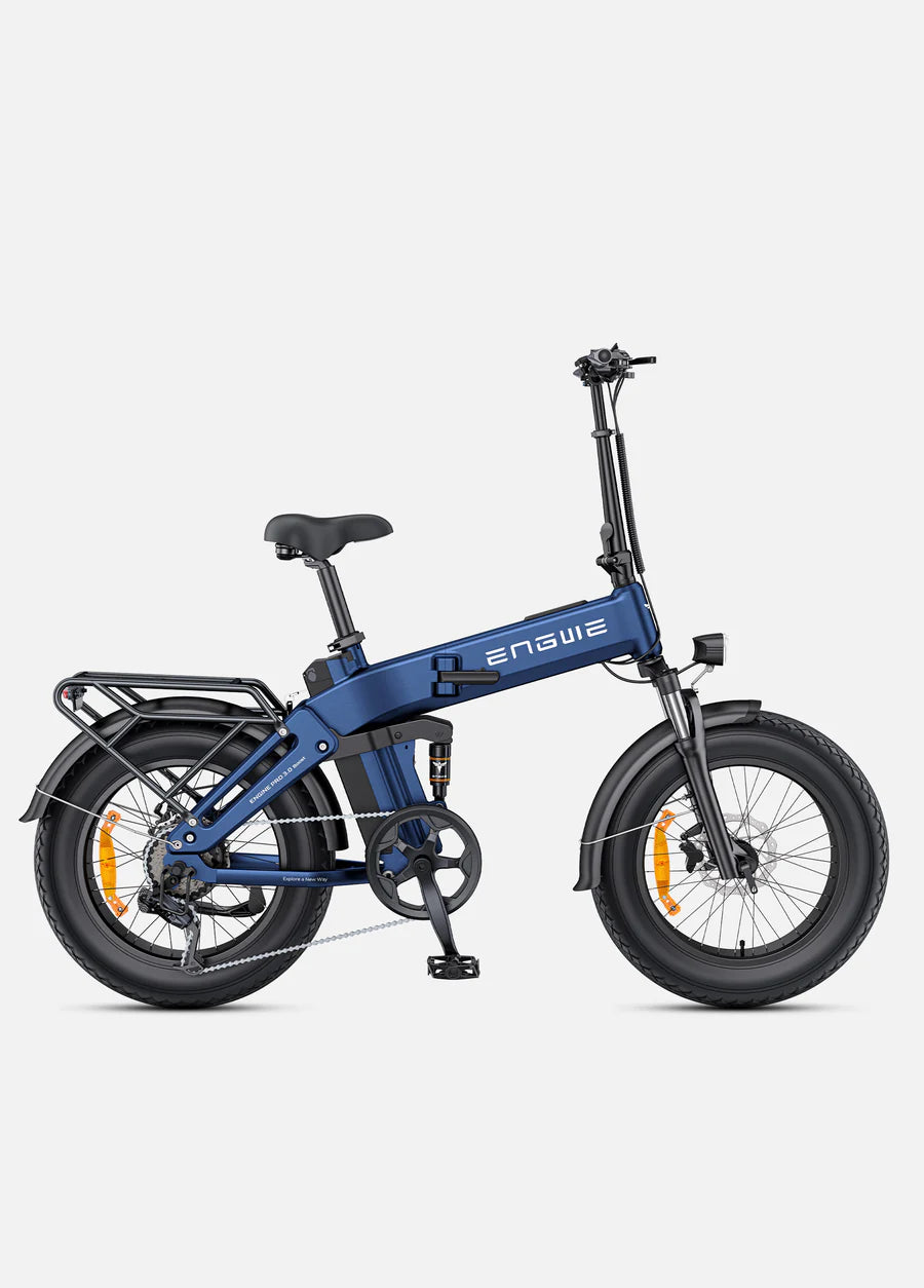 ENGWE Engine Pro 3.0 Boost – 130 km nuotolio pilna amortizacija sulankstomas elektrinis dviratis