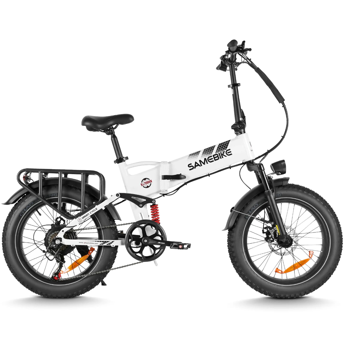 SAMEBIKE RS-A02 Pro Dvigubos Amortizacijos Sulankstomas Visureigis Elektrinis Dviratis