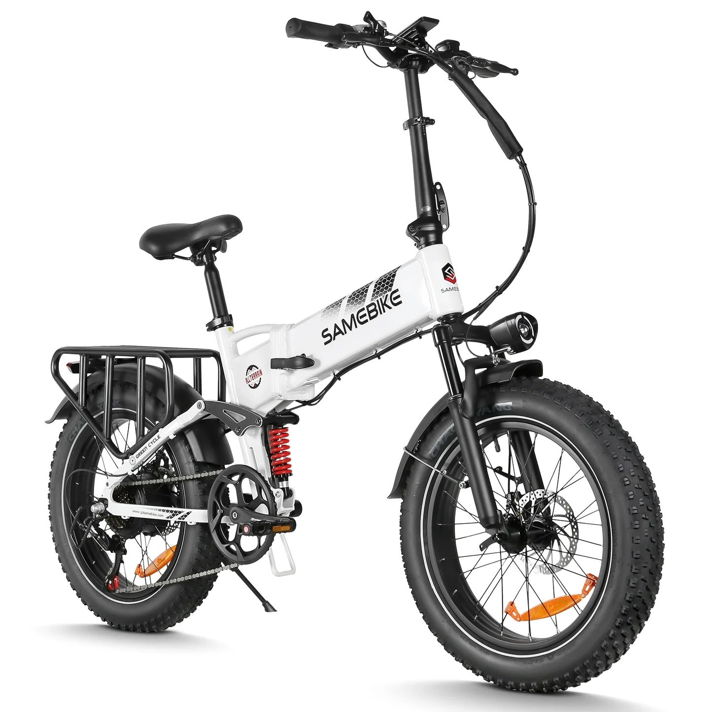SAMEBIKE RS-A02 Pro Dvigubos Amortizacijos Sulankstomas Visureigis Elektrinis Dviratis