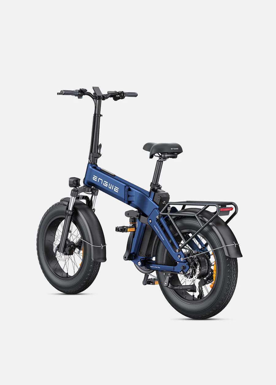 ENGWE Engine Pro 3.0 Boost – 130 km nuotolio pilna amortizacija sulankstomas elektrinis dviratis