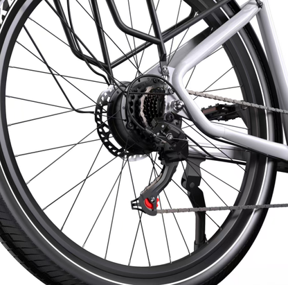 OneSport WT05  elektrinis dviratis su Shimano 7 pavarų sistema