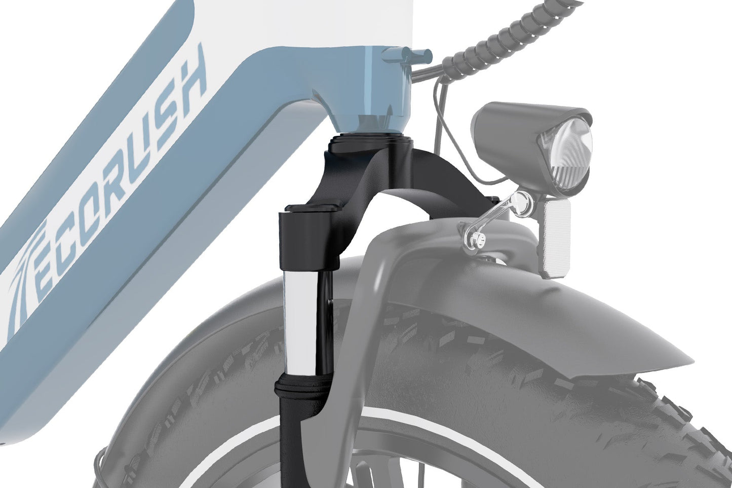 ECORUSH ECO R2 20×4.0 colių sulankstomas elektrinis dviratis