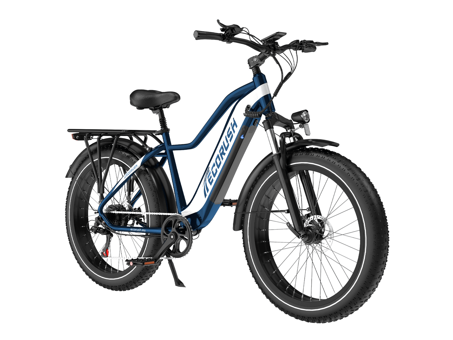 ECORUSH ECO R1 elektrinis dviratis su aukštu rėmu