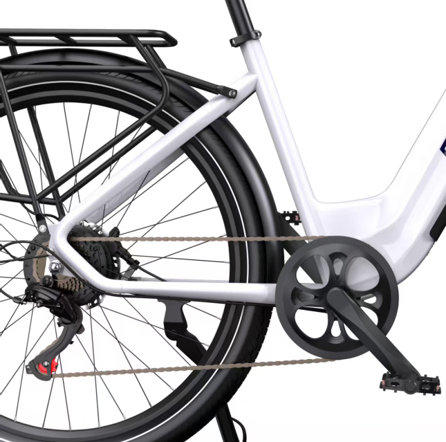 OneSport WT05  elektrinis dviratis su Shimano 7 pavarų sistema