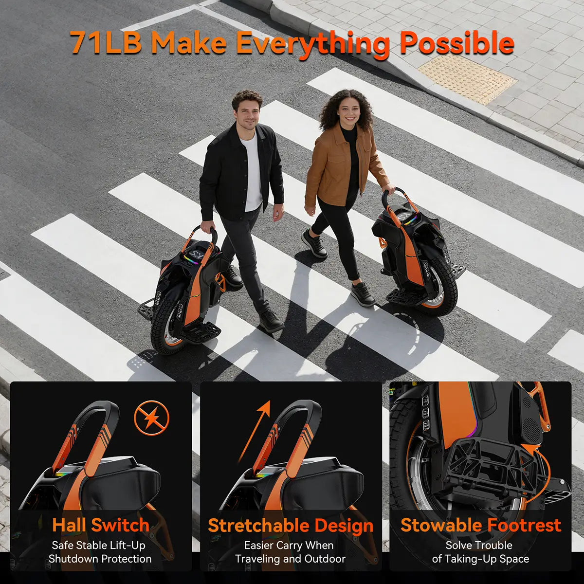 KingSong S19 Pro elektrinis vienaratis – produkto vaizdas 8
