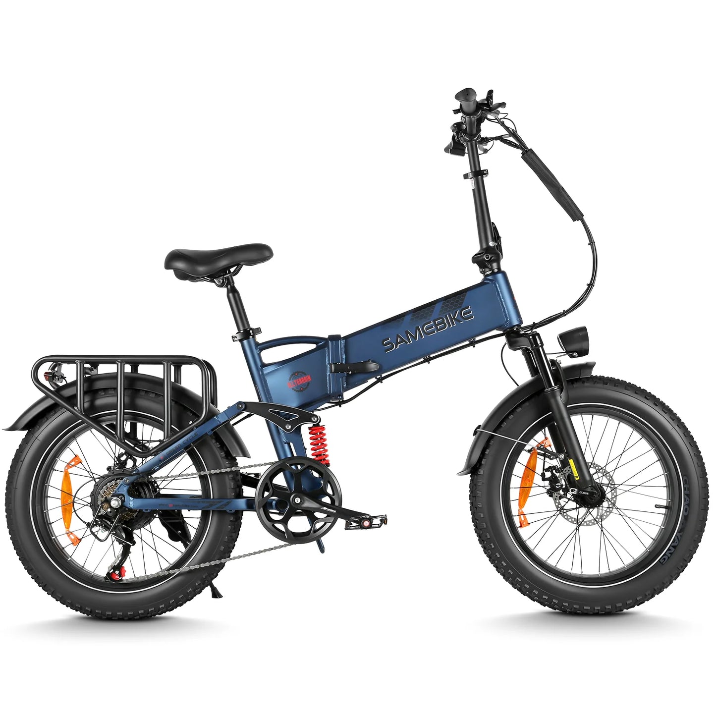 SAMEBIKE RS-A02 Pro Dvigubos Amortizacijos Sulankstomas Visureigis Elektrinis Dviratis