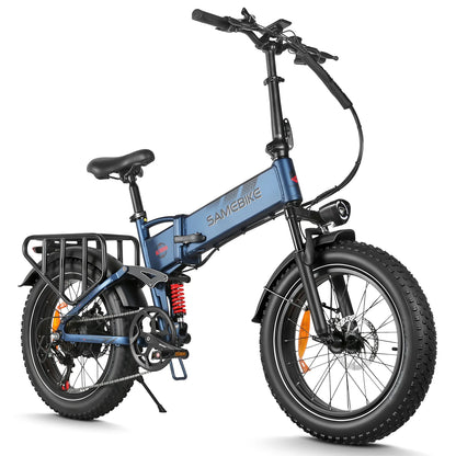 SAMEBIKE RS-A02 Pro Dvigubos Amortizacijos Sulankstomas Visureigis Elektrinis Dviratis