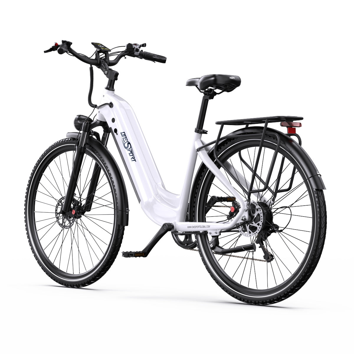 Onesport OT05 Pro elektrinis miesto dviratis su pedalų pagalba