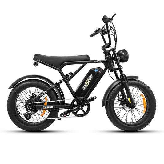 Onesport S3 500W fat tire elektrinis motociklas 25km/val.