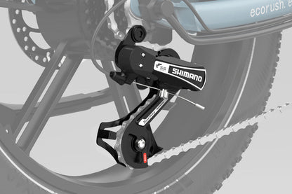 ECORUSH ECO R6 visureigis elektrinis dviratis