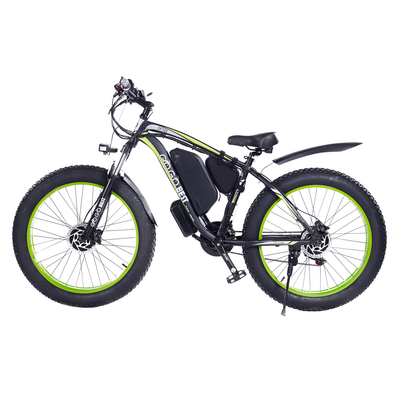 GOGOBEST GF700 Electric Mountain Bike Dual-Motor Moped E-bike BlackGreen