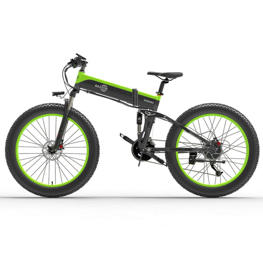 Bezior X1500 1500W sulankstomas kalnų elektrinis dviratis 100km 45km/val.